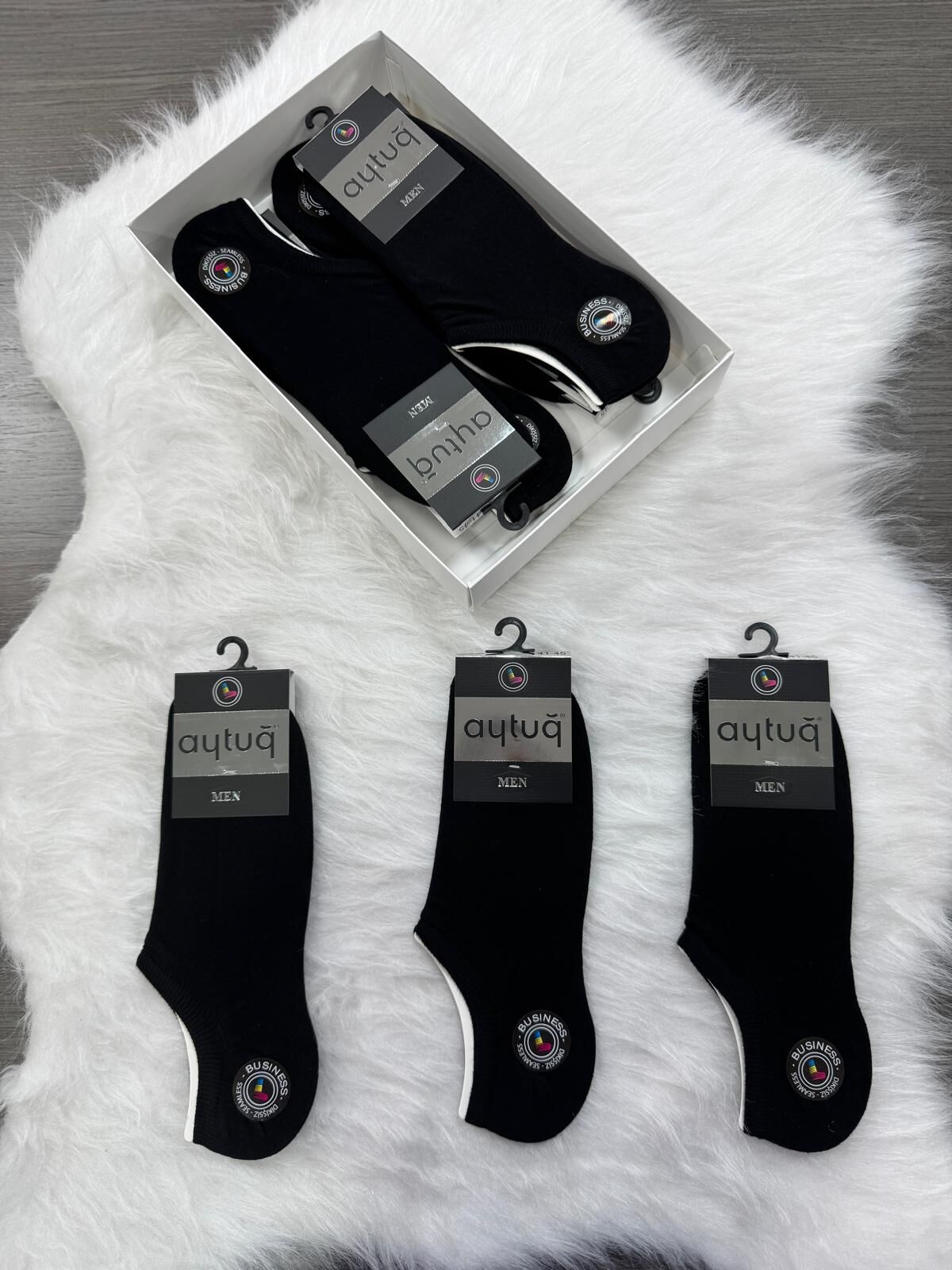 AYTUĞ 11351 ERKEK PENYE CK DÜZ SİYAH