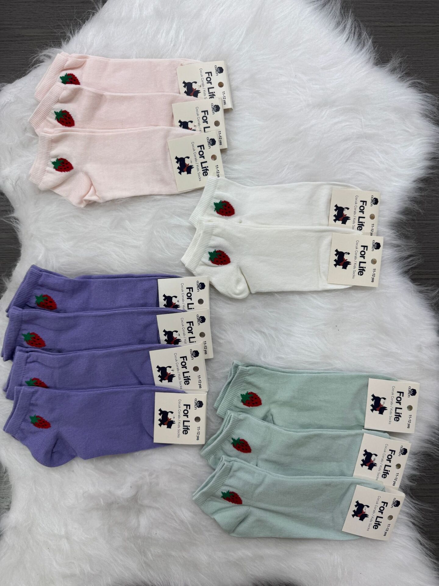 FOR LİFE KIZ ÇOCUK KISA KONÇ PATİK