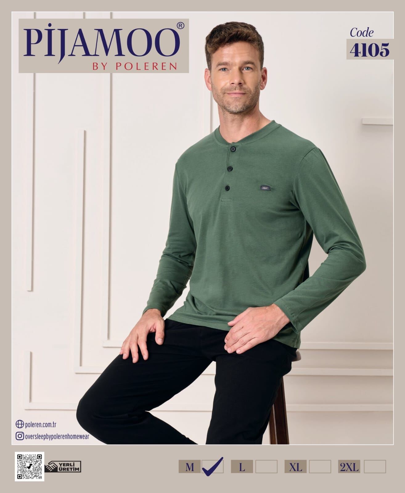 PİJAMOO 4105 ERKEK PİJAMA TAKIMI