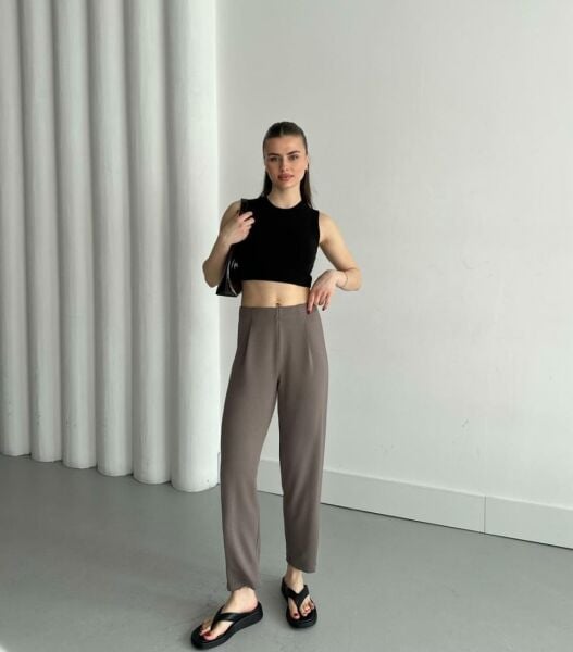 AVATAR 25965 BAYAN PİLELİ MODAL DÜZ PAÇA ALT