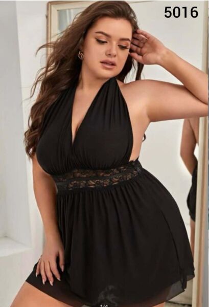 BELENG 5016 BÜYÜK BEDEN FANTAZİ GECELİK