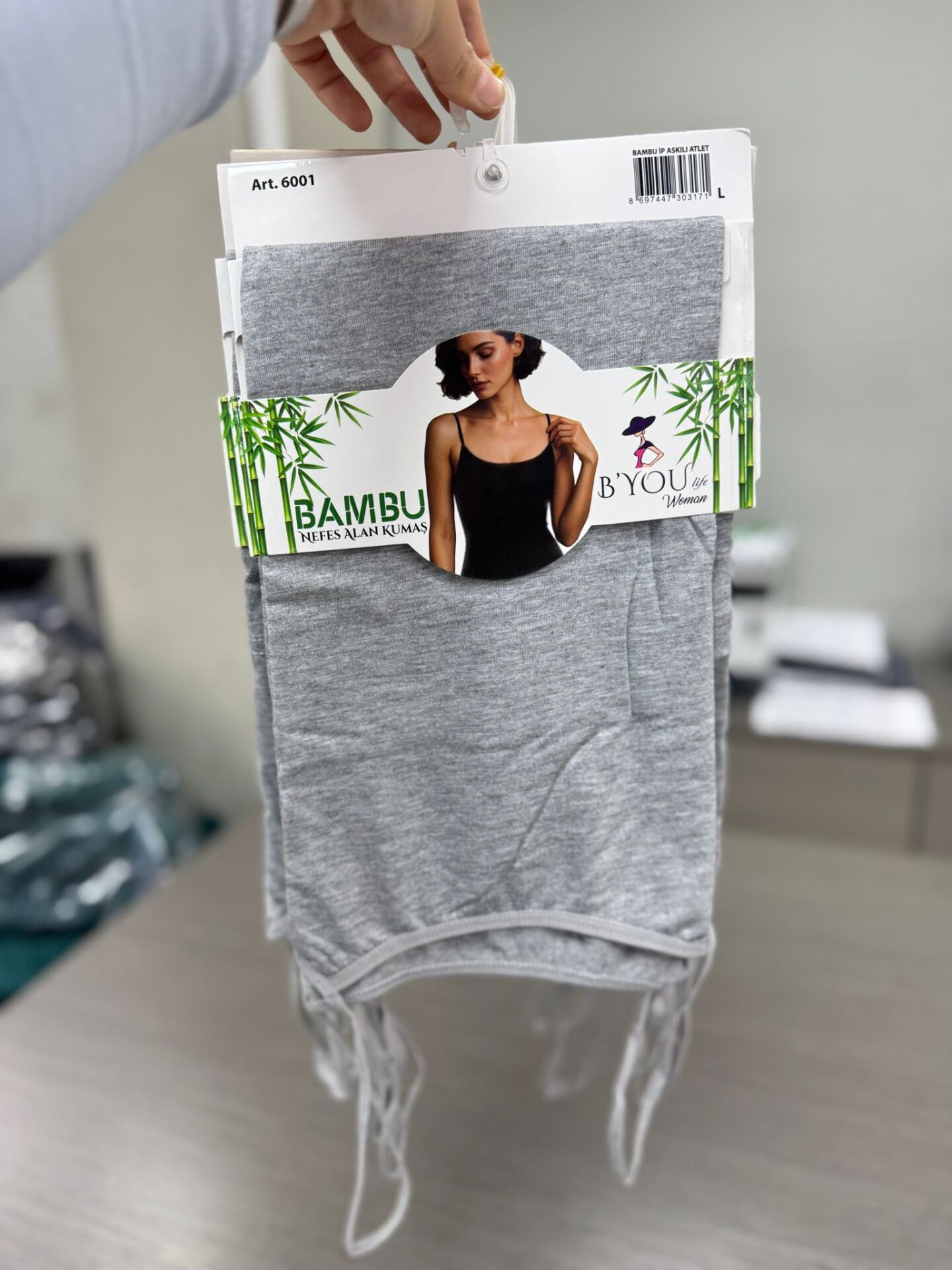 B YOU BAYAN BAMBU İP ASKI ATLET