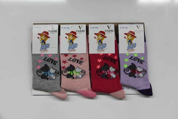 VAKRE KIZ ÇOCUK ÇORAP