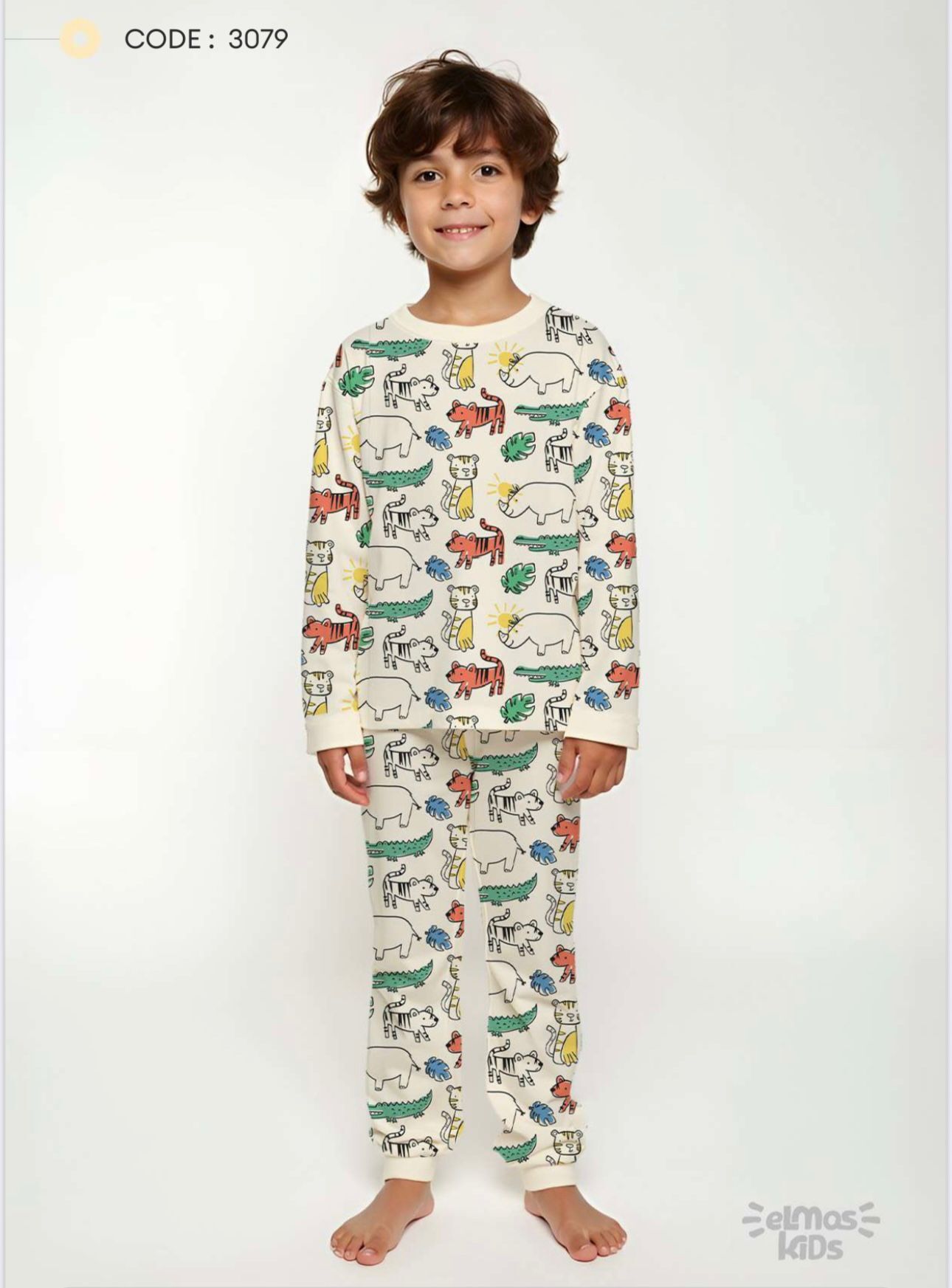 ELMAS 3079 ERKEK ÇOCUK 5-9 YAŞ PİJAMA TAKIM