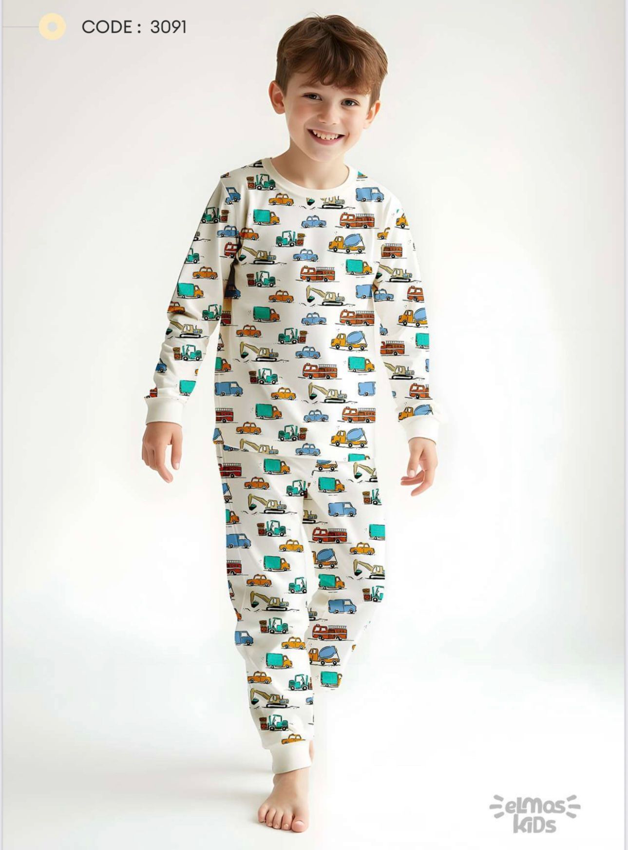 ELMAS 3091-2 ERKEK ÇOCUK 5-8 YAŞ PİJAMA TAKIM