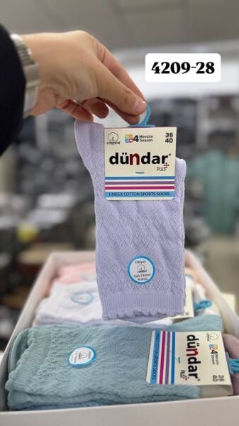 DÜNDAR 4209 UNİSEX COTTON SPORTS ÇORAP