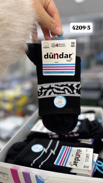 DÜNDAR 4209 UNİSEX COTTON SPORTS ÇORAP