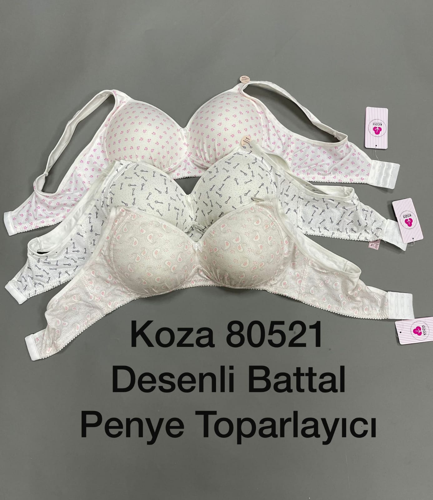 KOZA 80521 DESENLİ BATTAL TOPARLAYICI SÜTYEN