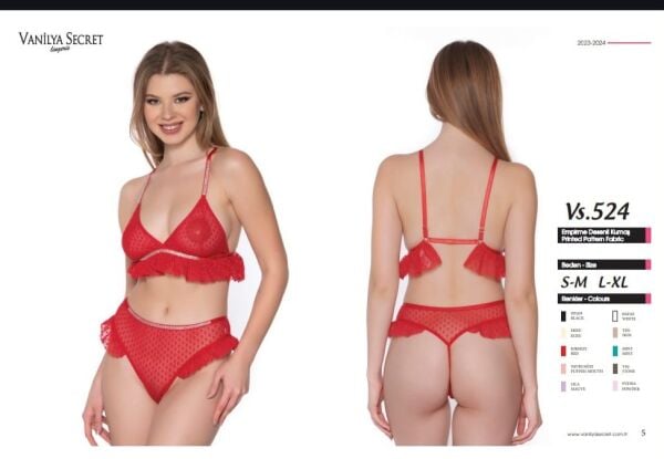 VANİLYA 0524 SÜTYEN TAKIM