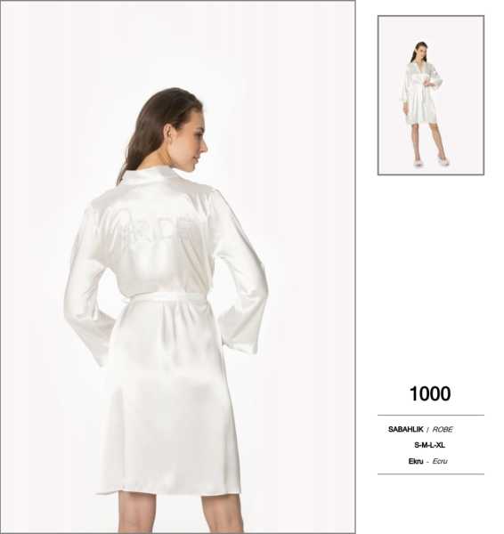 PİERRE CARDİN 1000 BRİDE SATEN SABAHLIK