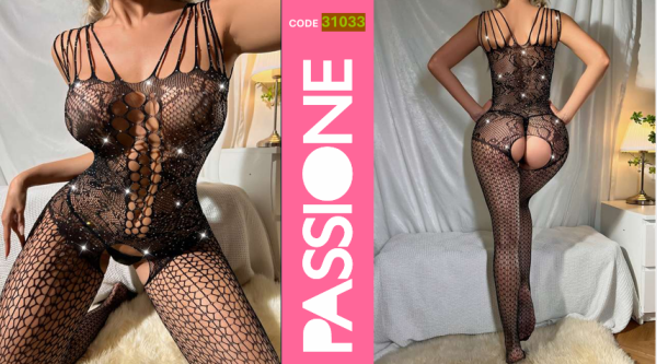 REAL PASSIONE 31033 TAŞLI VÜCUT ÇORABI