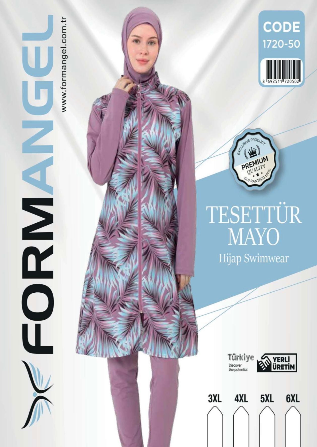 FORM ANGEL 1720-50 BATTAL FERMUARLI TESETTÜR MAYO