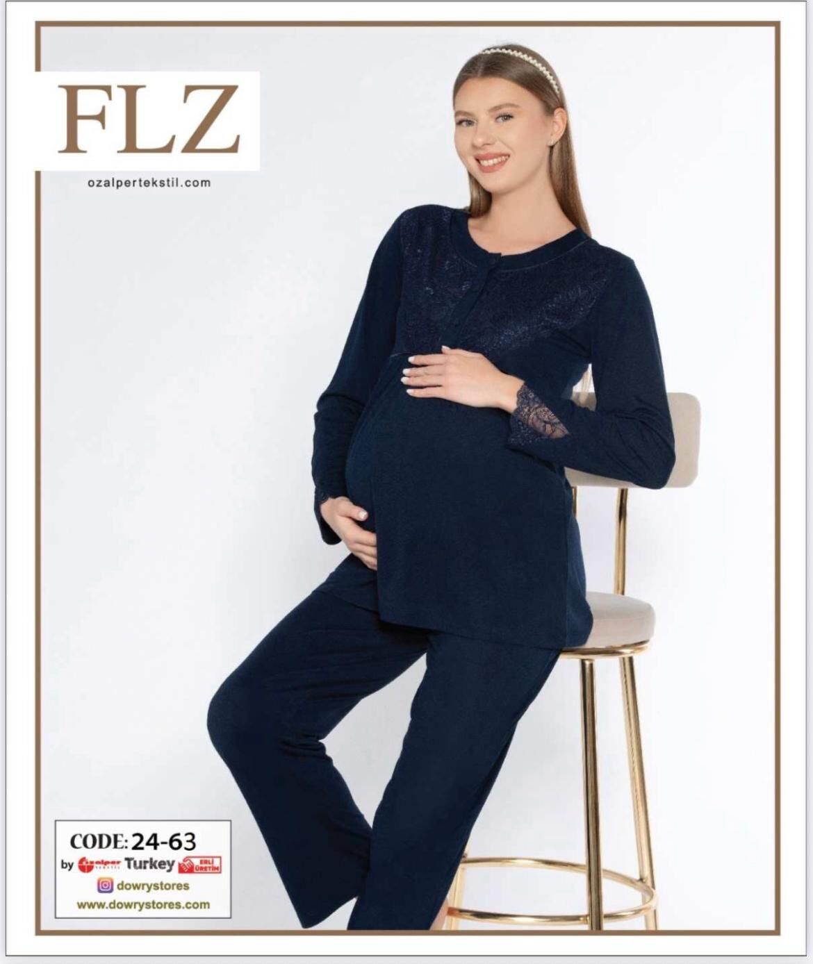 FLZ 24-63 BAYAN LOĞUSA PİJAMA TAKIMI