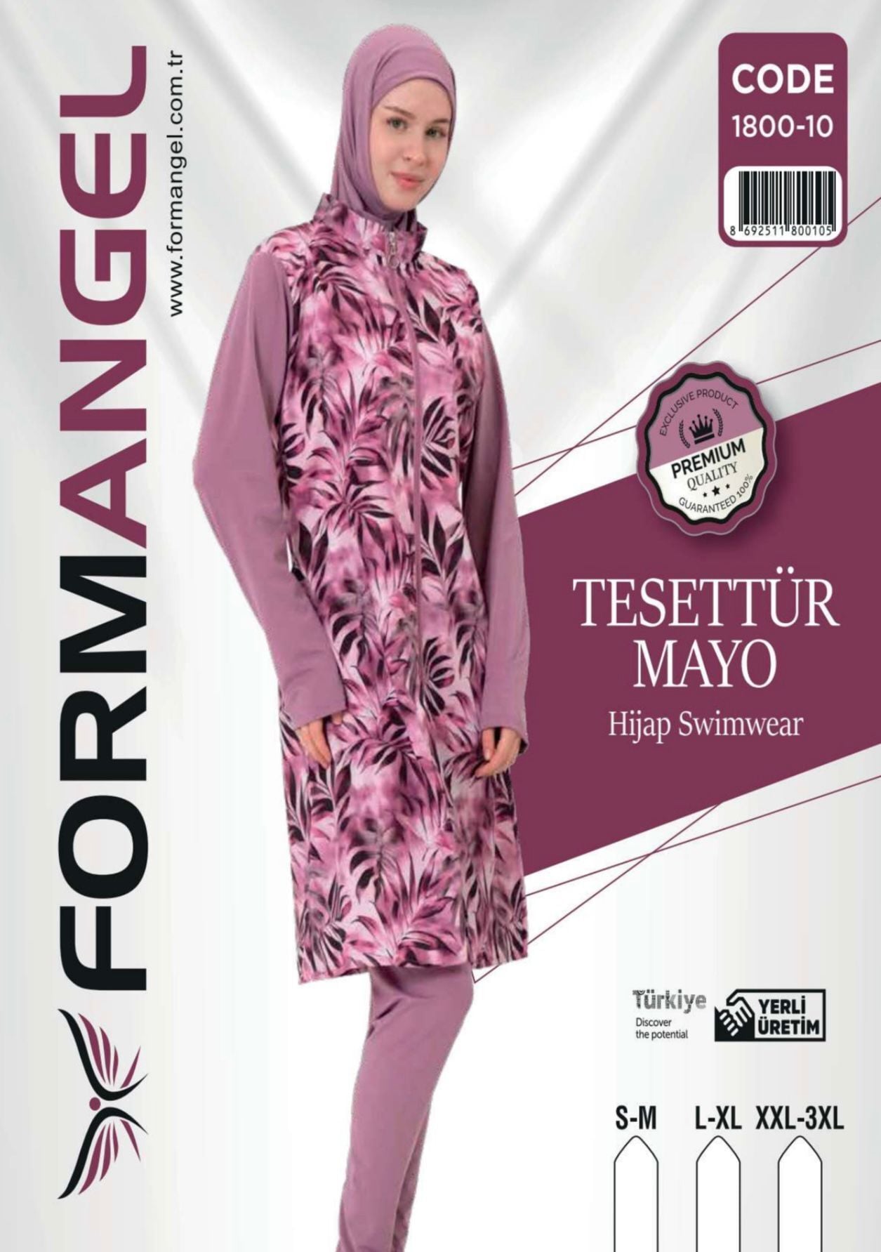 FORM ANGEL 1800-10 FERMUARLI TAYTLI TESETTÜR MAYO