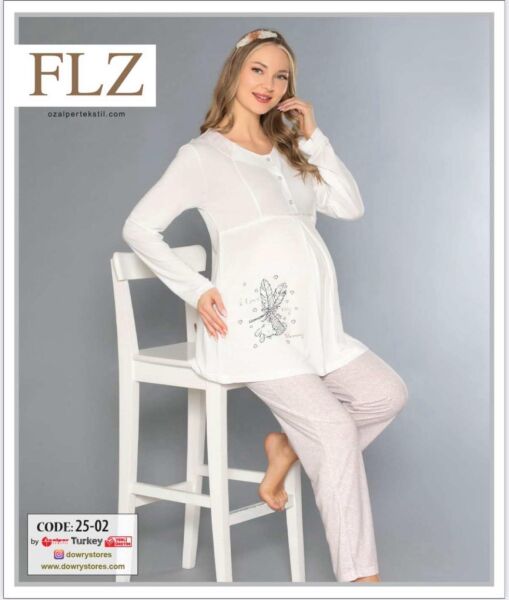 FLZ 25-02 BAYAN LOĞUSA PİJAMA TAKIMI
