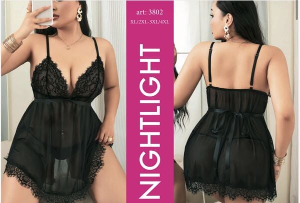 NIGHTLIGHT 3802 FANTAZİ GECELİK BATTAL