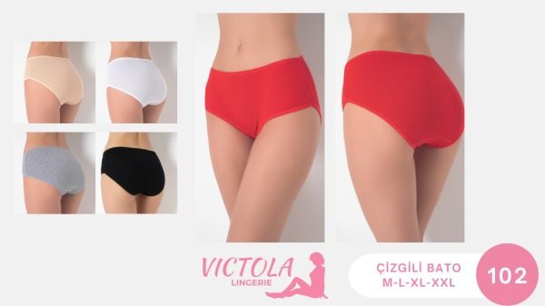 VİCTOLA 102 BAYAN ÇİZGİLİ BATO
