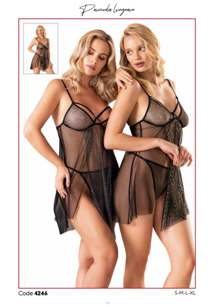 PRİMODA 4246 KISA TÜL GECELİK