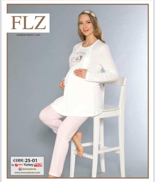 FLZ 25-01 BAYAN LOĞUSA PİJAMA TAKIMI