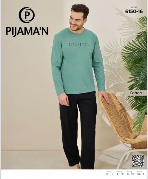 PİJAMAN 6150-16 ERKEK PENYE PİJAMA TAKIM