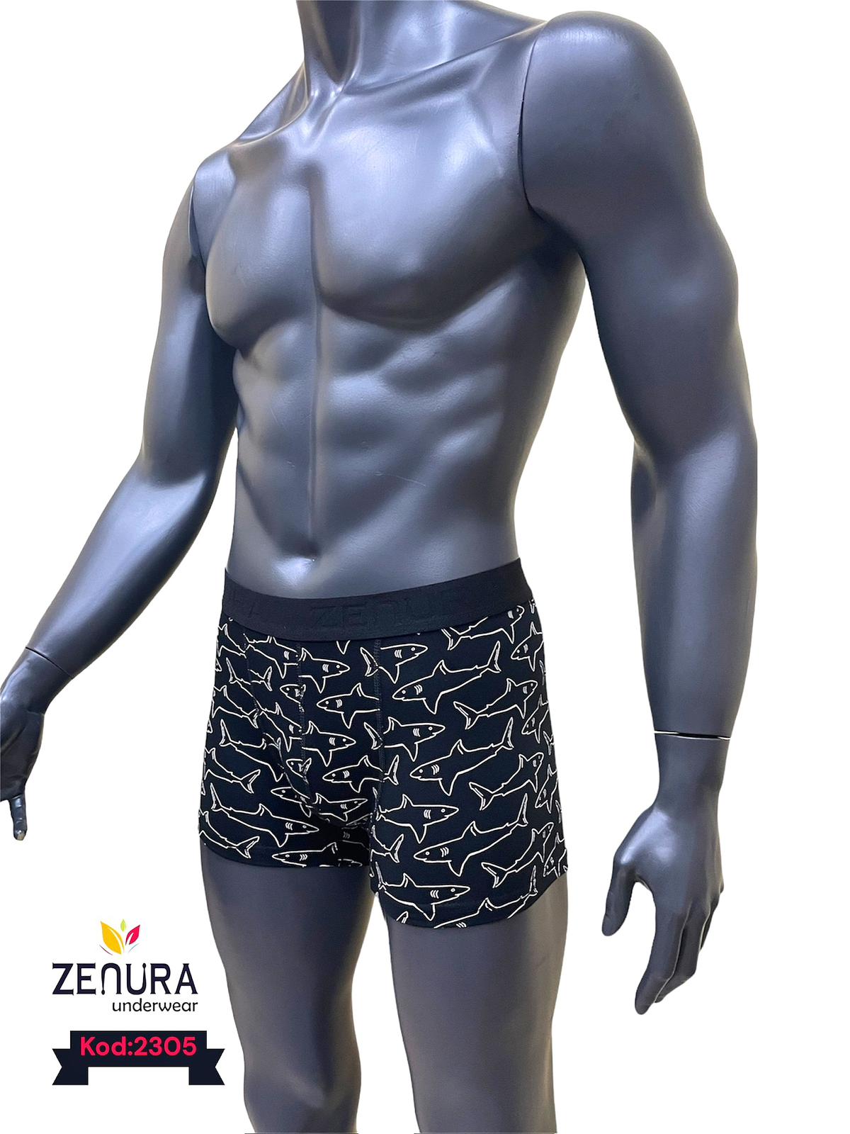 ZENURA 2305 ERKEK DESENLİ BOXER