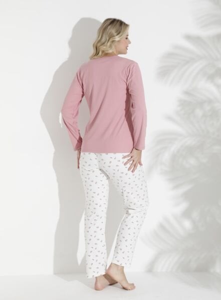 BOYRAZ 06042 BAYAN BERLİN İNTERLOK PİJAMA TAKIMI