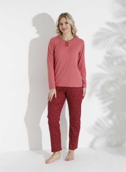 BOYRAZ 04048 BAYAN BERLİN İNTERLOK PİJAMA TAKIMI