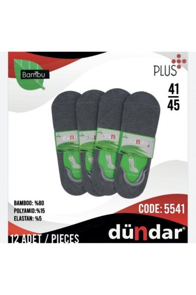 DÜNDAR 5541 ERKEK PLUS BAMBU BABET ÇORAP