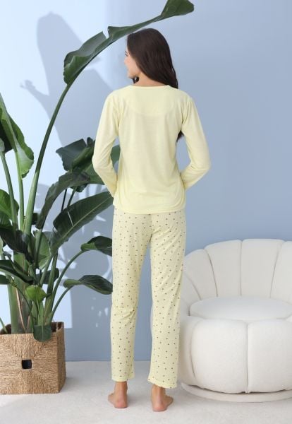 LİNDROS 60005 POLİVİSKON PİJAMA TAKIM