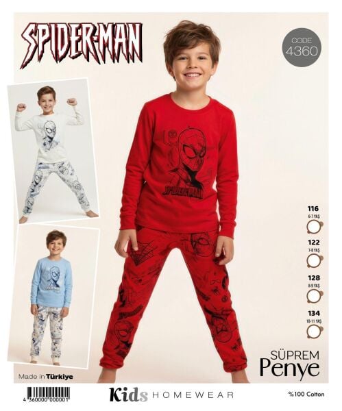 TARIK 4360 ERKEK GARSON 6-10 YAŞ PİJAMA TAKIM