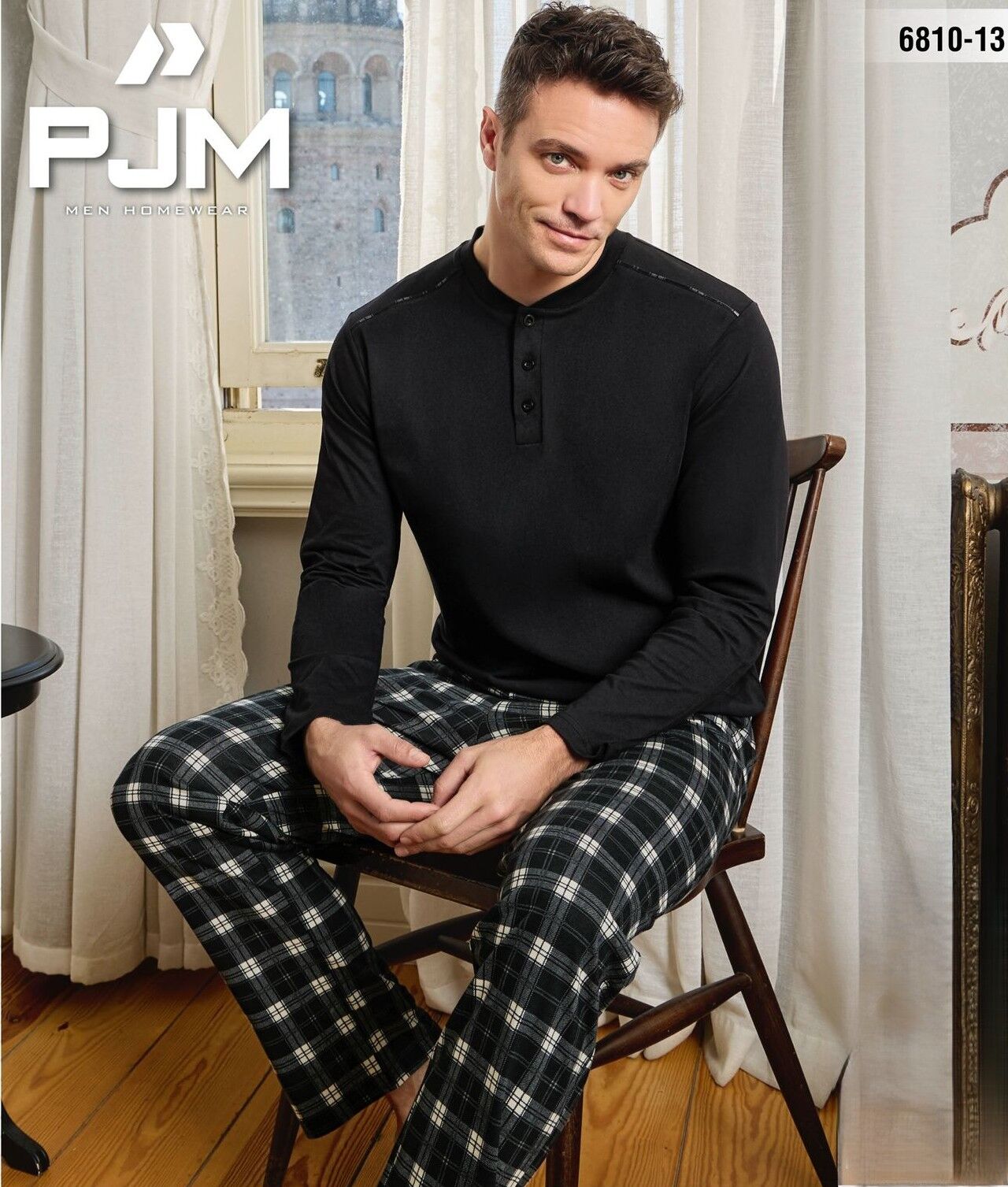 PJM 6810-13 ERKEK PENYE PİJAMA TAKIM
