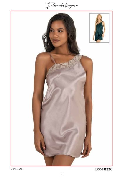 PRİMODA 8228 SATEN KISA GECELİK