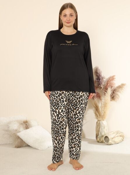 BOYRAZ 08048 BAYAN SENDY SOFT BATTAL PİJAMA TAKIMI