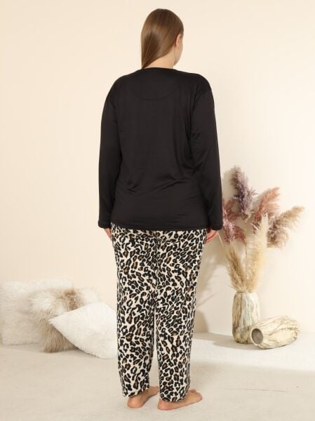 BOYRAZ 08048 BAYAN SENDY SOFT BATTAL PİJAMA TAKIMI