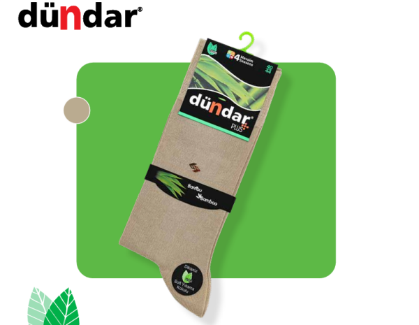 DÜNDAR 5602 ERKEK PLUS BAMBU LİKRALI ÇORAP
