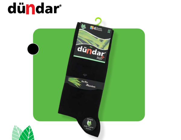 DÜNDAR 5602 ERKEK PLUS BAMBU LİKRALI ÇORAP