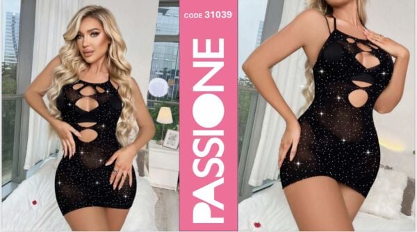 REAL PASSIONE 31039 TAŞLI VÜCUT ÇORABI