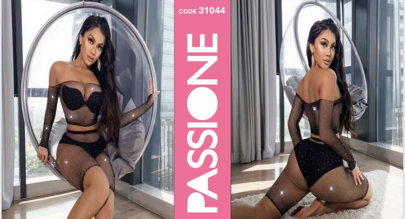 REAL PASSIONE 31044 TAŞLI VÜCUT ÇORABI