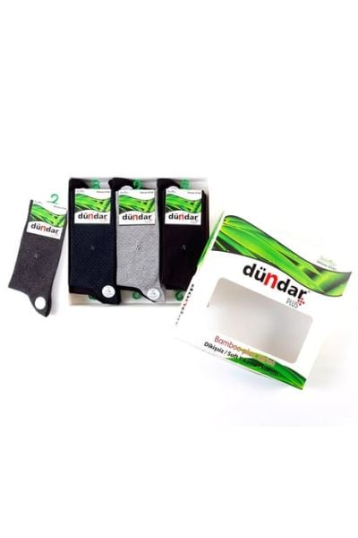 DÜNDAR 4780 ERKEK PLUS BAMBU LİKRALI GARSON ÇORAP