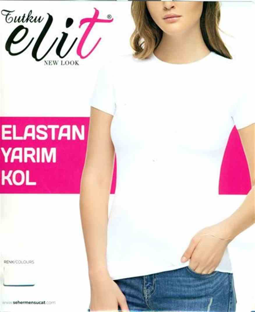 TUTKU ELİT 2202 BAYAN ELASTAN YARIM KOL ATLET