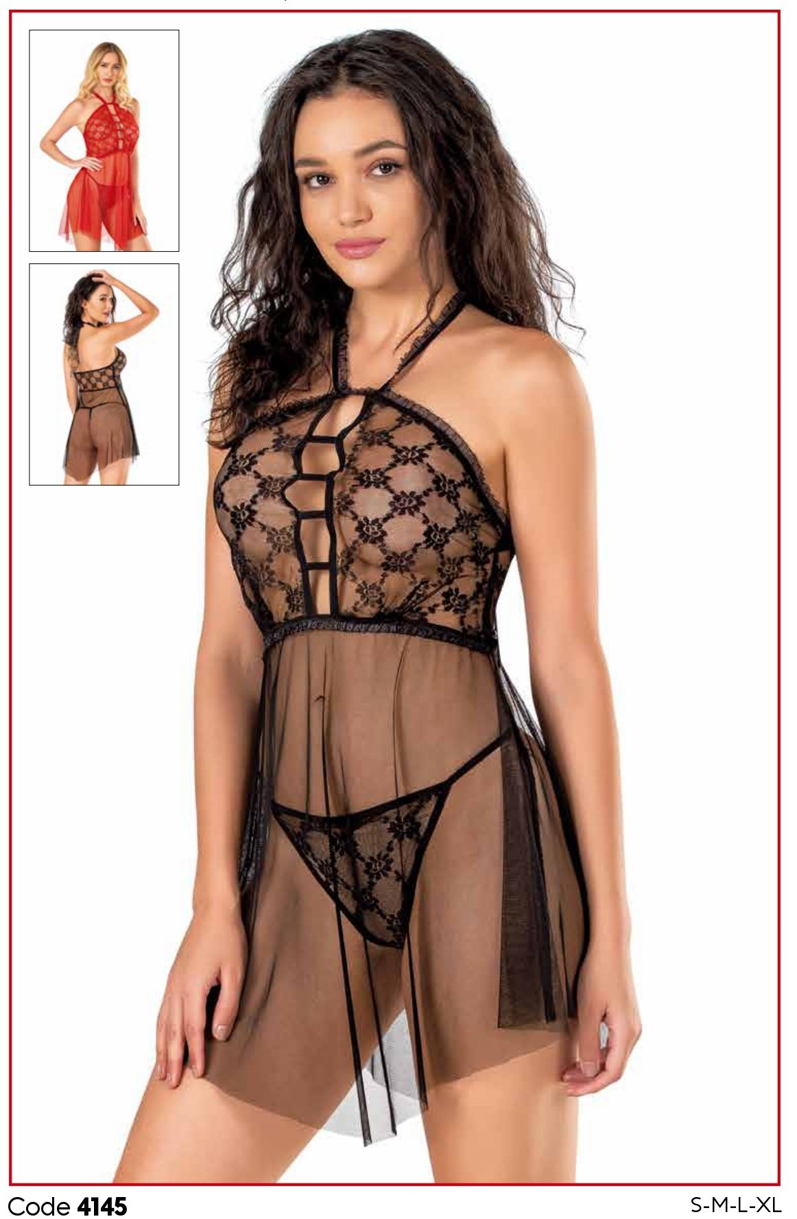 PRİMODA 4145 KISA TÜL GECELİK