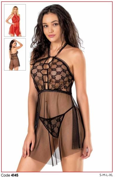 PRİMODA 4145 KISA TÜL GECELİK