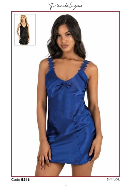 PRİMODA 8246 SATEN KISA GECELİK