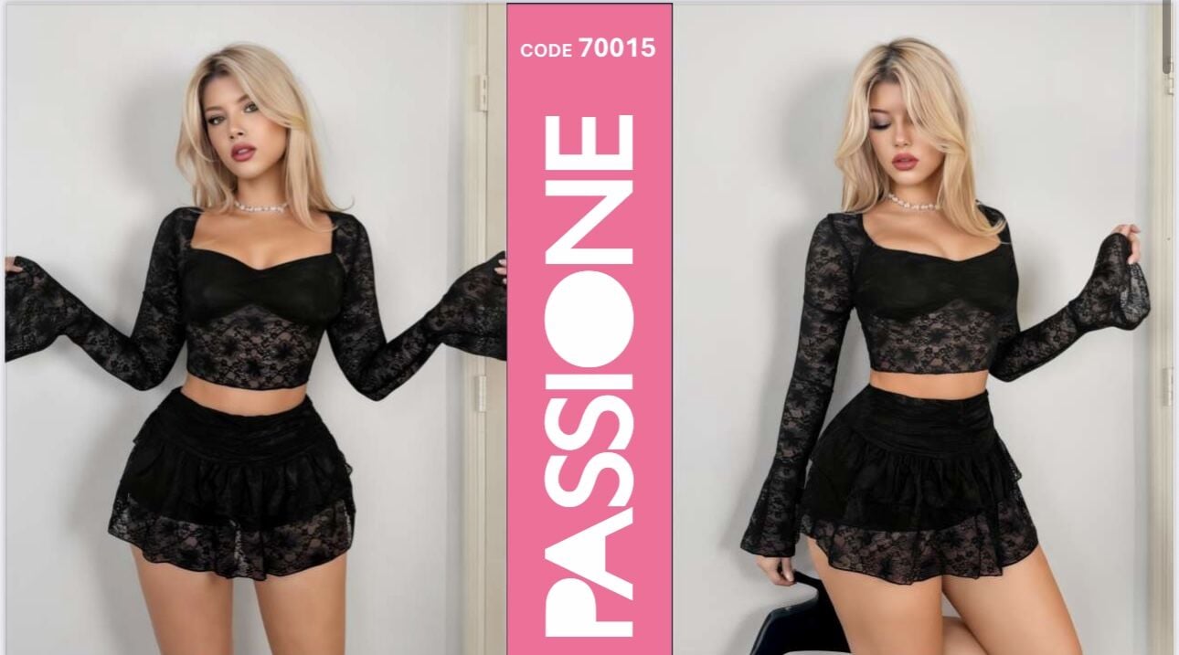 REAL PASSIONE 70015 FANTEZİ BÜSTİYER ETEK TAKIM