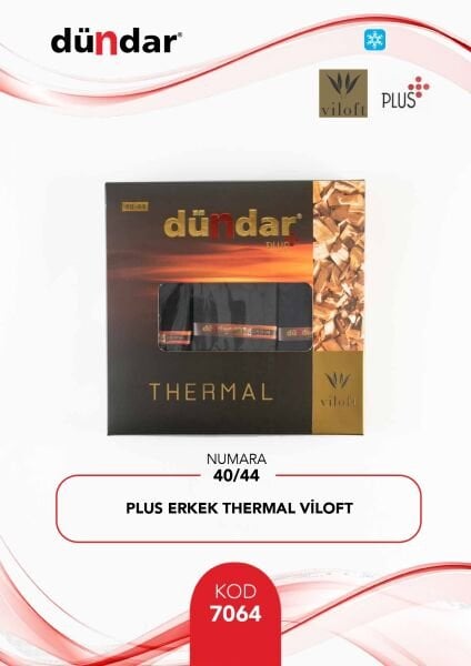 DÜNDAR 7064 ERKEK PLUS VİOLOFT THERMAL ÇORAP