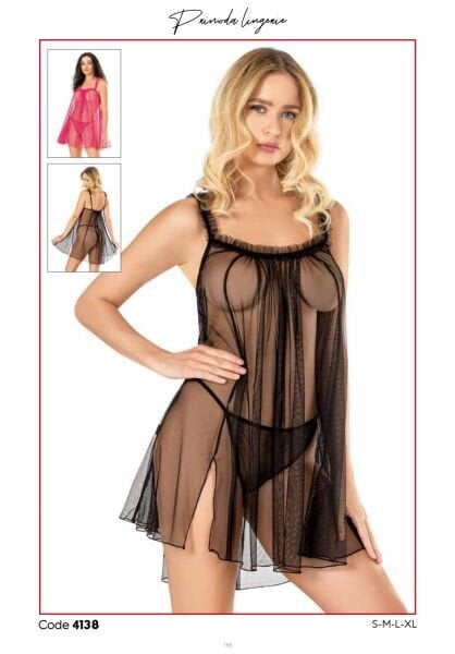 PRİMODA 4138 KISA TÜL GECELİK