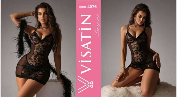 VİSATİN 4076 SATEN GECELİK