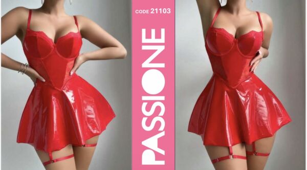 REAL PASSIONE 21103 DERİ ELBİSE S/M*2-L/XL*2