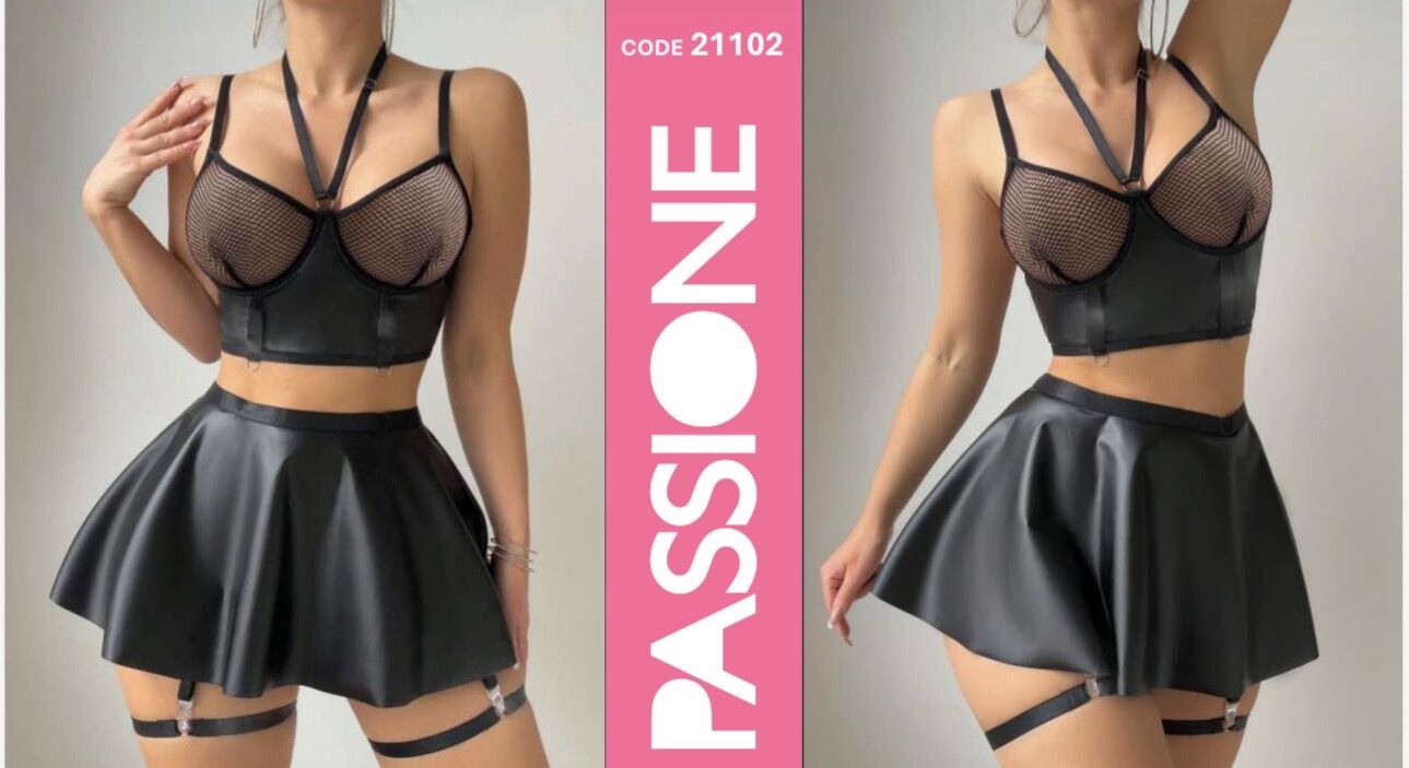 REAL PASSIONE 21102 DERİ ELBİSE S/M*2-L/XL*2