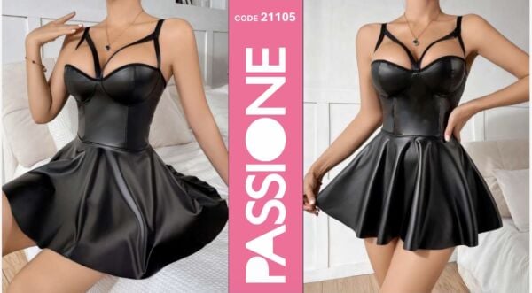 REAL PASSIONE 21105 DERİ ELBİSE S/M*2-L/XL*2